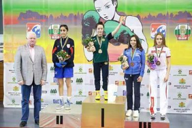 Daina Moorehouse - 3x Irish champion, 3x leinster champion, 3x European champion, 2x Golden girl champion